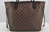 Authentic Louis Vuitton Damier Neverfull MM Shoulder Tote Bag N51105 LV 2775I