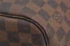 Authentic Louis Vuitton Damier Neverfull MM Shoulder Tote Bag N51105 LV 2775I