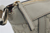 Authentic GUCCI Abbey Guccissima Shoulder Cross Body Bag GG Leather Ivory 2776E