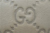 Authentic GUCCI Abbey Guccissima Shoulder Cross Body Bag GG Leather Ivory 2776E