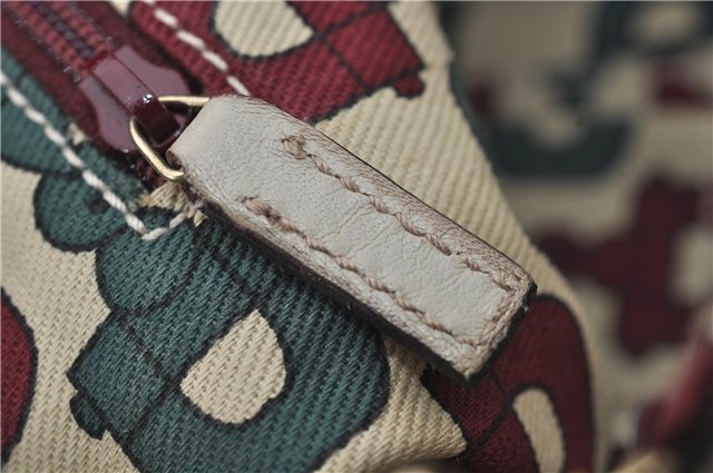 Authentic GUCCI Abbey Guccissima Shoulder Cross Body Bag GG Leather Ivory 2776E