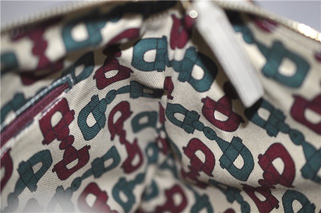 Authentic GUCCI Abbey Guccissima Shoulder Cross Body Bag GG Leather Ivory 2776E