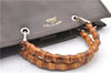 Authentic GUCCI Bamboo Shopper Medium 2Way Hand Bag Leather 323660 Brown 2776F