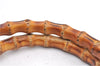 Authentic GUCCI Bamboo Shopper Medium 2Way Hand Bag Leather 323660 Brown 2776F