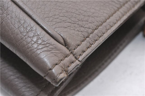 Authentic GUCCI Bamboo Shopper Medium 2Way Hand Bag Leather 323660 Brown 2776F