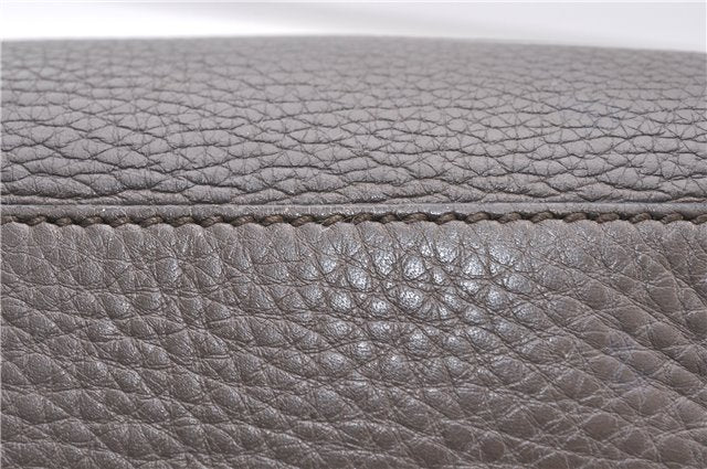 Authentic GUCCI Bamboo Shopper Medium 2Way Hand Bag Leather 323660 Brown 2776F