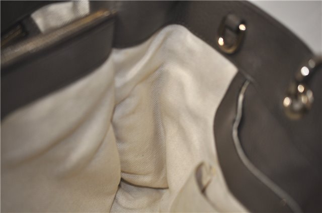 Authentic GUCCI Bamboo Shopper Medium 2Way Hand Bag Leather 323660 Brown 2776F