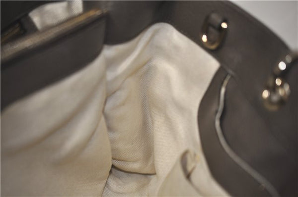 Authentic GUCCI Bamboo Shopper Medium 2Way Hand Bag Leather 323660 Brown 2776F