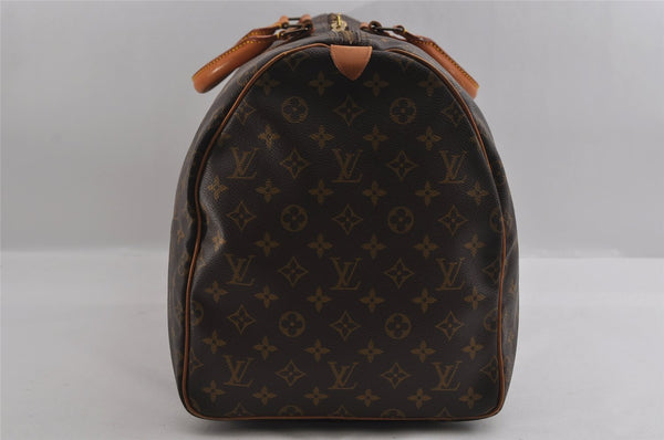 Authentic Louis Vuitton Monogram Keepall 55 Travel Boston Bag M41424 LV 2776I