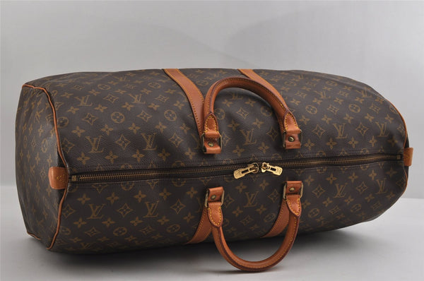 Authentic Louis Vuitton Monogram Keepall 55 Travel Boston Bag M41424 LV 2776I