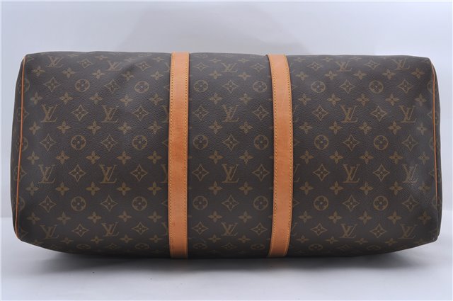 Authentic Louis Vuitton Monogram Keepall 55 Boston Bag M41424 LV 2777D