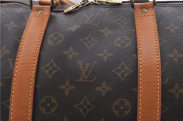 Authentic Louis Vuitton Monogram Keepall 55 Boston Bag M41424 LV 2777D