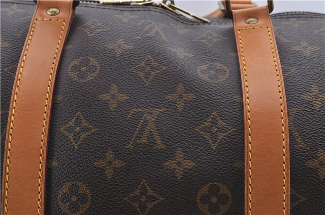 Authentic Louis Vuitton Monogram Keepall 55 Boston Bag M41424 LV 2777D