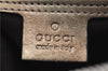Authentic GUCCI GG Crystal Hand Mini Boston Bag PVC Leather 193604 Brown 2777E