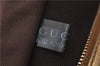 Authentic GUCCI GG Crystal Hand Mini Boston Bag PVC Leather 193604 Brown 2777E