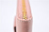 Authentic PRADA Saffiano Ribbon Leather Long Wallet Purse Pink 2777F