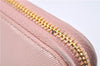 Authentic PRADA Saffiano Ribbon Leather Long Wallet Purse Pink 2777F