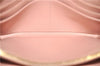 Authentic PRADA Saffiano Ribbon Leather Long Wallet Purse Pink 2777F