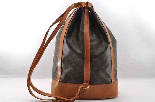 Authentic Louis Vuitton Monogram Randonnee GM Shoulder Bag M42244 LV 2777I