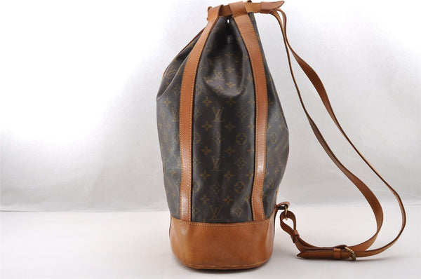 Authentic Louis Vuitton Monogram Randonnee GM Shoulder Bag M42244 LV 2777I
