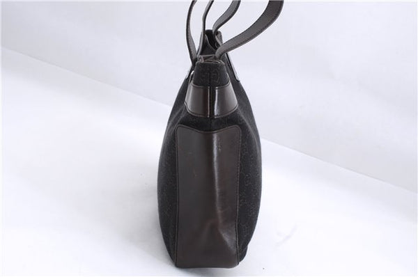 Authentic GUCCI Vintage Shoulder Tote Bag GG Canvas Leather 73983 Brown 2778E