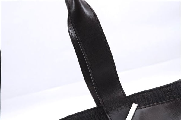 Authentic GUCCI Vintage Shoulder Tote Bag GG Canvas Leather 73983 Brown 2778E