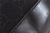 Authentic GUCCI Vintage Shoulder Tote Bag GG Canvas Leather 73983 Brown 2778E