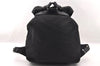 Authentic PRADA Vintage Nylon Tessuto Leather Backpack Purse Black 2778I