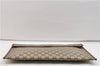 Authentic GUCCI Vintage Clutch Hand Bag Purse GG PVC Leather Brown 2779E