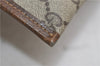 Authentic GUCCI Vintage Clutch Hand Bag Purse GG PVC Leather Brown 2779E