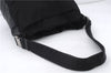 Authentic PRADA Nylon Leather Shoulder Cross Body Bag Black 2780D