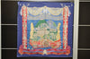 Authentic HERMES Carre 90 Scarf "L'ATLANTIDE" Silk Blue 2782D