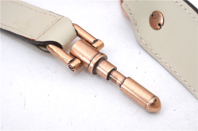 Authentic GUCCI New Jackie Shoulder Bag Leather GG Canvas 120888 Ivory 2782E