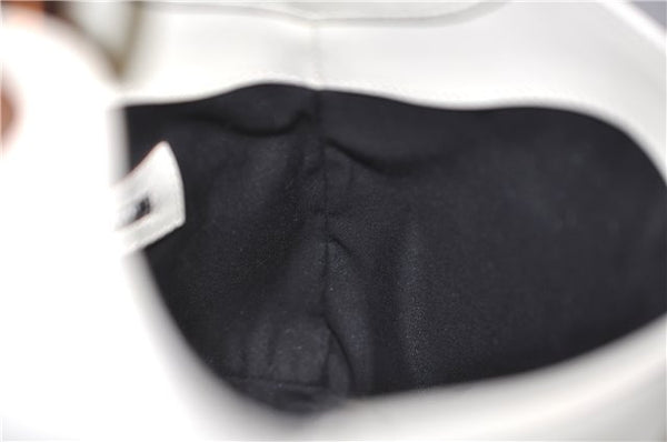 Authentic GUCCI New Jackie Shoulder Bag Leather GG Canvas 120888 Ivory 2782E