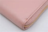 Authentic PRADA Saffiano Metal Leather Long Wallet Purse 1ML506 Pink 2782F