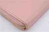 Authentic PRADA Saffiano Metal Leather Long Wallet Purse 1ML506 Pink 2782F