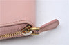 Authentic PRADA Saffiano Metal Leather Long Wallet Purse 1ML506 Pink 2782F