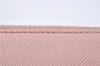 Authentic PRADA Saffiano Metal Leather Long Wallet Purse 1ML506 Pink 2782F