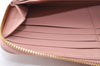 Authentic PRADA Saffiano Metal Leather Long Wallet Purse 1ML506 Pink 2782F