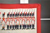 Authentic HERMES Carre 90 Scarf "LA GRANDE ARMEE" Silk Red 2783D