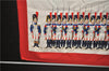 Authentic HERMES Carre 90 Scarf "LA GRANDE ARMEE" Silk Red 2783D