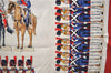 Authentic HERMES Carre 90 Scarf "LA GRANDE ARMEE" Silk Red 2783D