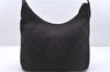 Authentic GUCCI Shoulder Hand Bag Purse GG Canvas Leather 105649 Brown 2784E