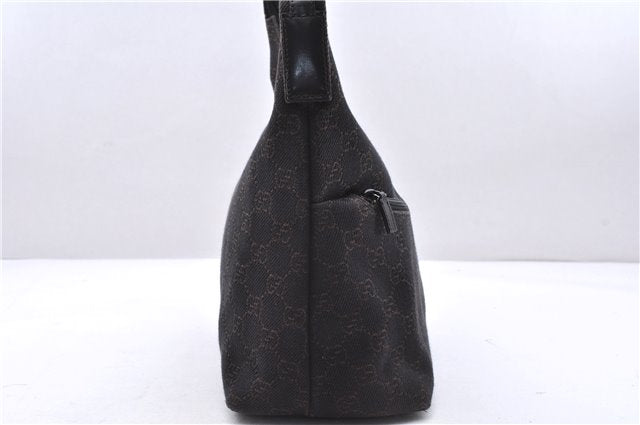 Authentic GUCCI Shoulder Hand Bag Purse GG Canvas Leather 105649 Brown 2784E