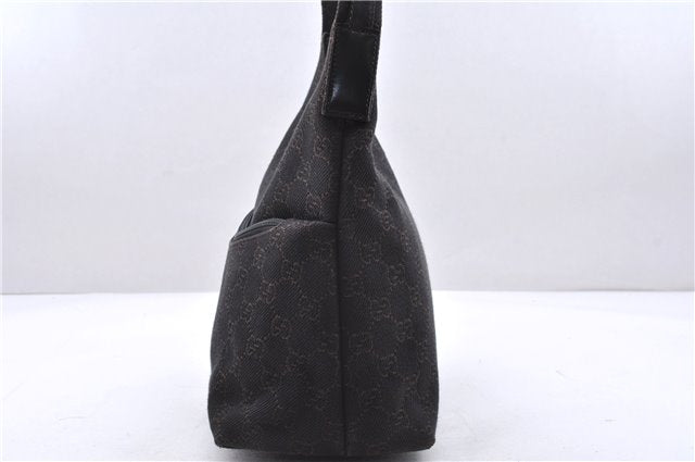 Authentic GUCCI Shoulder Hand Bag Purse GG Canvas Leather 105649 Brown 2784E