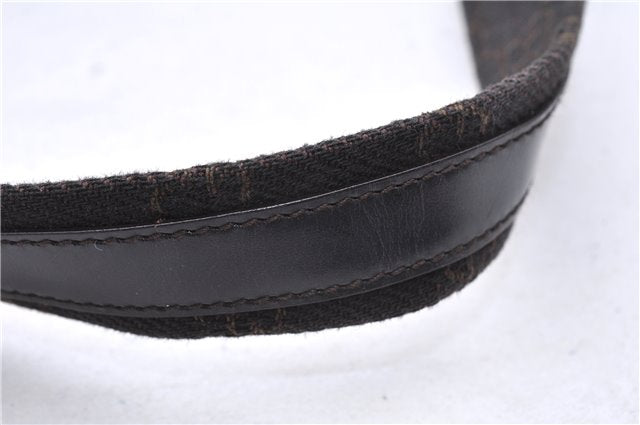 Authentic GUCCI Shoulder Hand Bag Purse GG Canvas Leather 105649 Brown 2784E