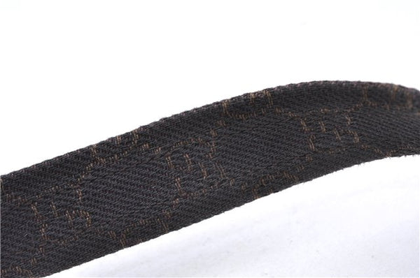 Authentic GUCCI Shoulder Hand Bag Purse GG Canvas Leather 105649 Brown 2784E