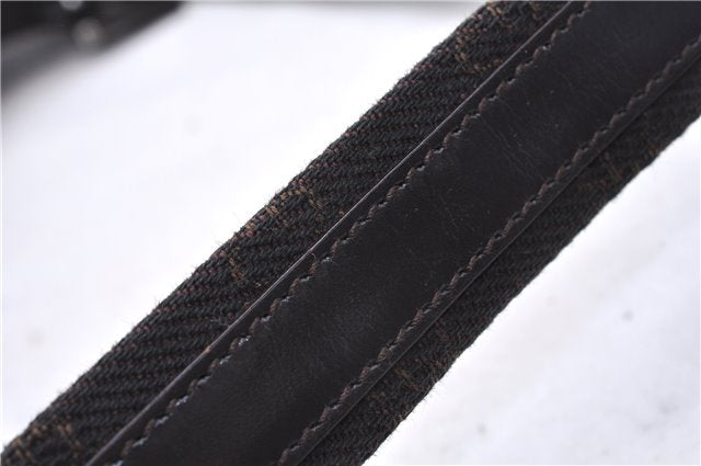 Authentic GUCCI Shoulder Hand Bag Purse GG Canvas Leather 105649 Brown 2784E