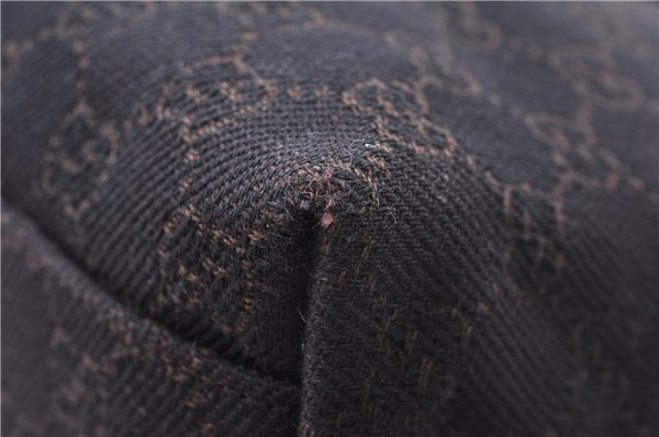 Authentic GUCCI Shoulder Hand Bag Purse GG Canvas Leather 105649 Brown 2784E