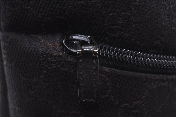 Authentic GUCCI Shoulder Hand Bag Purse GG Canvas Leather 105649 Brown 2784E